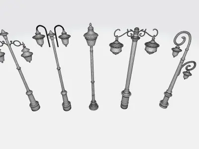 Lamp Post v3 3D print model