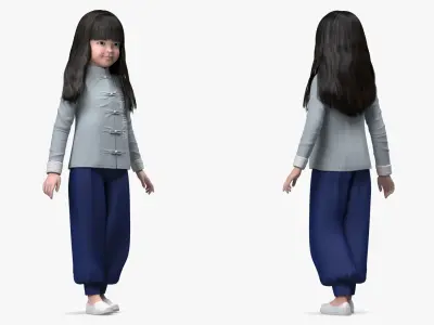  Asian Girl Childs Collection 