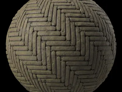 Pavement Materials 32- By Snow and Mud Sbsar Pbr 4k Seamless Texture