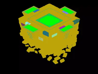 Titan Temple - Central Platform 02 3D model