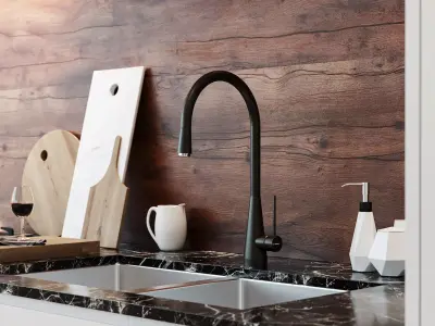 Newform YCON 64200 sink mixer 3D model