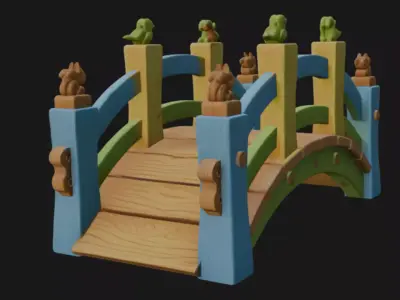 Bridge 3d Model 3D model