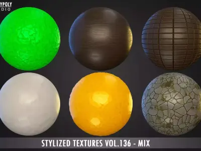 Mix Vol 136 - Stylized Textures Texture