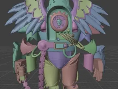 Primarch Roboute Guilliman Cosplay 3D model