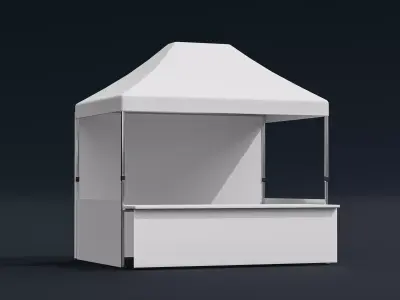 Marketing tent 01 3D model