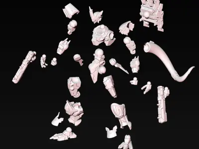 SA-2 Rampage 3D print model