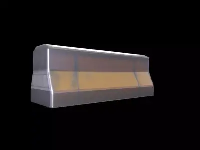  3d Model High Render Concrete Barrier Traffic Isolated 3D model