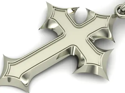 Light Gold Cross New Design  CP 63 3D print model