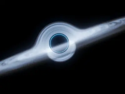 Visual Jockey VJ Loop Black Hole 3D model