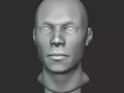 Artist Mannequin Basic Head Neutral 3D model