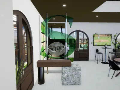 Interior bar 3D model  Free 3D model