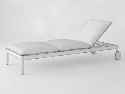 DWR Terassi Chaise 3D model
