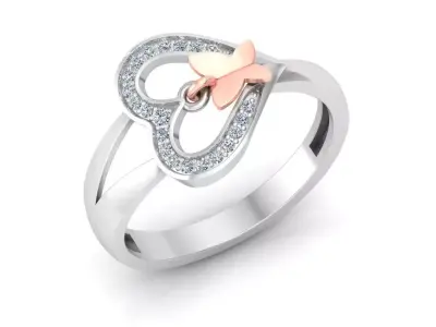 Rose Heart 3D model