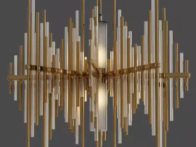 Corbett Lighting 238 42 Gold Leaf 3D model