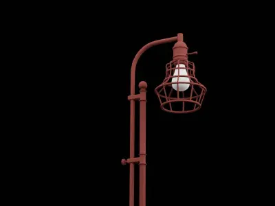Street Lamp Furniture 3D model buy