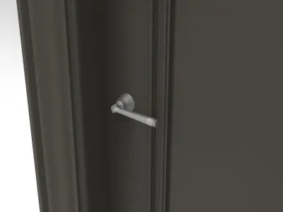 Doge Door Low-poly 3D model
