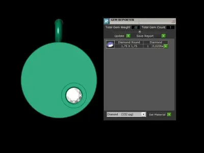 Pendant P139 3D Print Model 3D print model