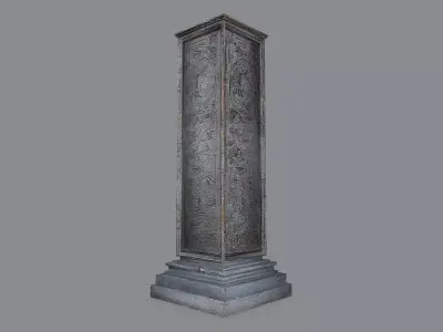 monolith Low-poly 3D model