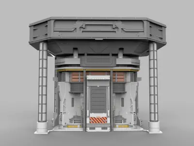 Sci Fi Modular Environment 12 3D model