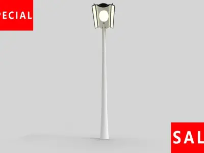 Street light design 3D model