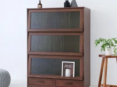 MIRANS 3 door 2 drawer cabinet CHM140100 3D model