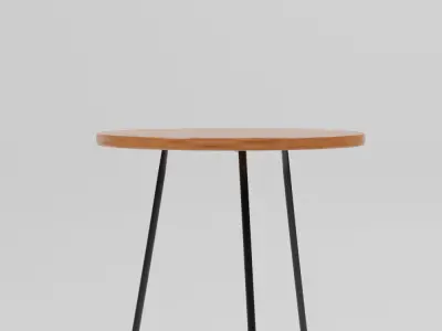 Minimalist Side Table Free 3D model