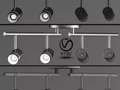 LED Track Lighting 3D model