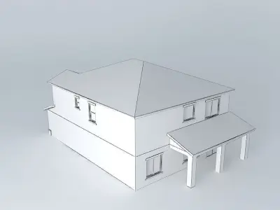 Subdivision-like House Free 3D model