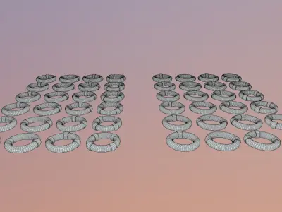 Beach Lifesavers Pack Low-poly 3D model