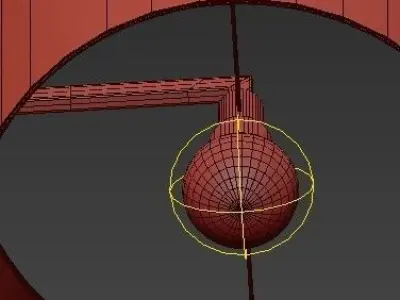 Hunt Floor Lamp Arteriors 3D model