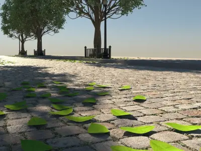 Tree Street 3D model