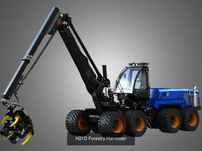 Forestry Harvesters - Tree Cutters - 3 in 1 Package