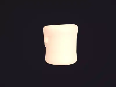 Stylized Candle 3D model