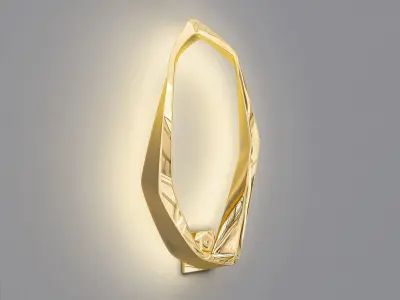 Pangea Sconce Low-poly 3D model