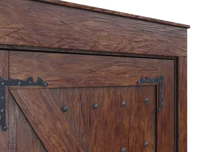 RG DOOR Low-poly 3D model
