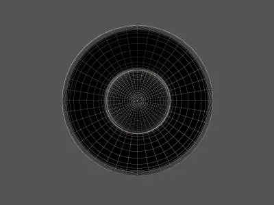 Sound Speaker Icon v1 004 Low-poly 3D model