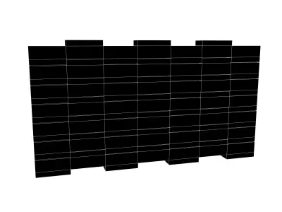 Stylish Rainbow Symbol V1 001 Low-poly 3D model