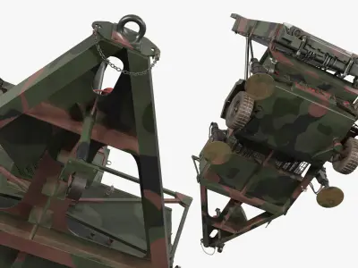  AN-TPS-80 Ground Air Radar System Deployed 