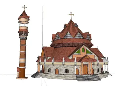 Architecture-Religion-God-Culture-Temple-0261 mosque 3D model