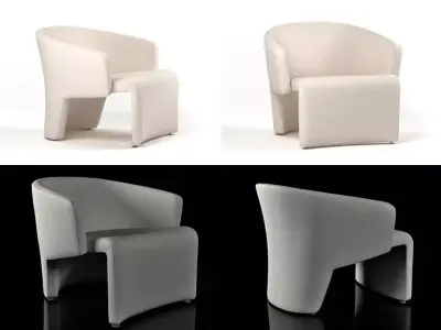 M A L lounge chair 3D model