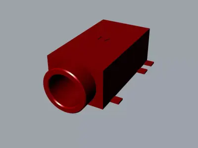 ear jack 3D Model  3D print model