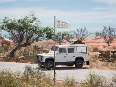 Pack of Animated Flags - 3 wind Speed 3D model