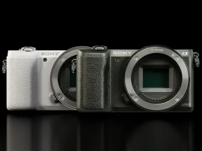 Sony A5100 Body mirrorless digital camera Low-poly 3D model