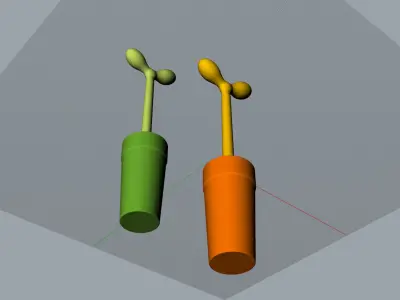 Italy Alessi toilet brush 3D model 3D print model