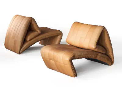 DS 266 Lounge Chair 3D model