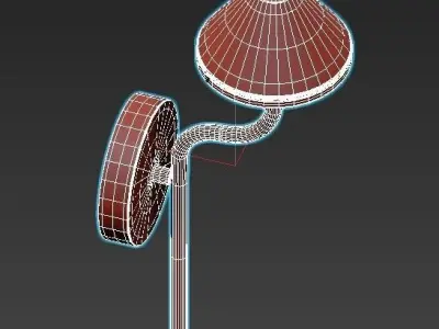 genre wall sconce with shade 3D model