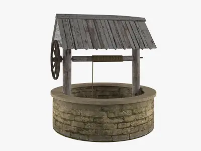 Medieval Well  3D model