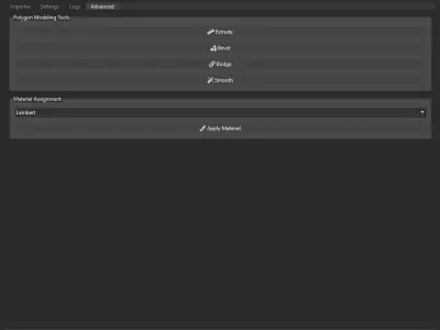 Advanced Kitbash Importer for Maya Low-poly 3D model