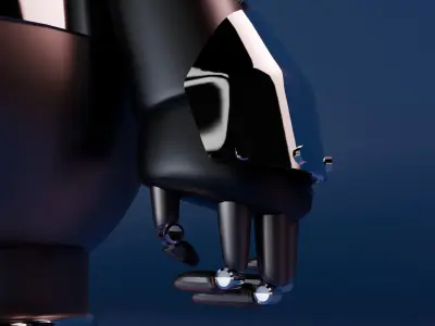 Robot model Low-poly 3D model purchase