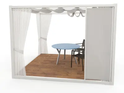 Pavilion Varaschin Pergola 3D model